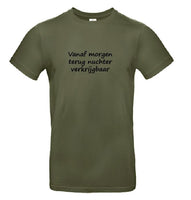 Nuchter - T-shirt Heren