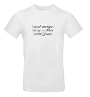 Nuchter - T-shirt Heren