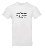 Nuchter - T-shirt Heren